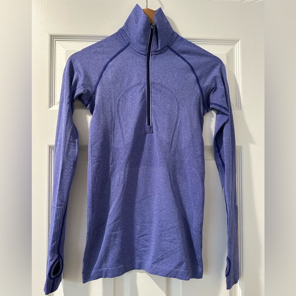 Lululemon Half Zip Swiftly Long Sleeve Top